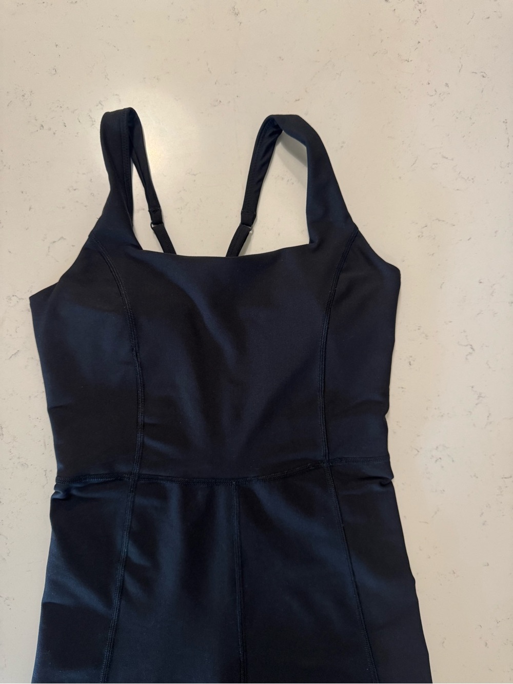 Abercrombie YPB Black Active Romper Biker Shorts Size Small - Picture 3 of 7